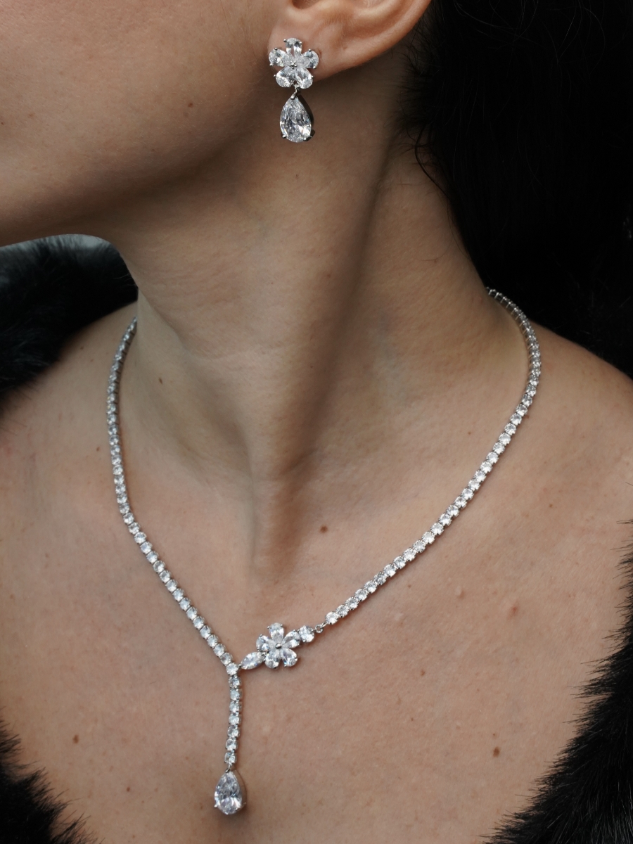 Resim Fleur d'Elegance Silver Kadın Abiye Set