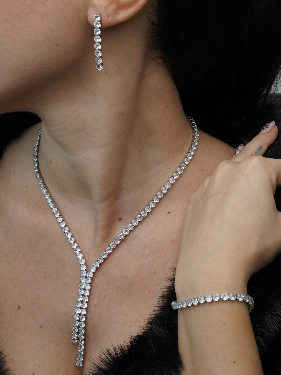 Resim Aqualure Silver Kadın Abiye Set