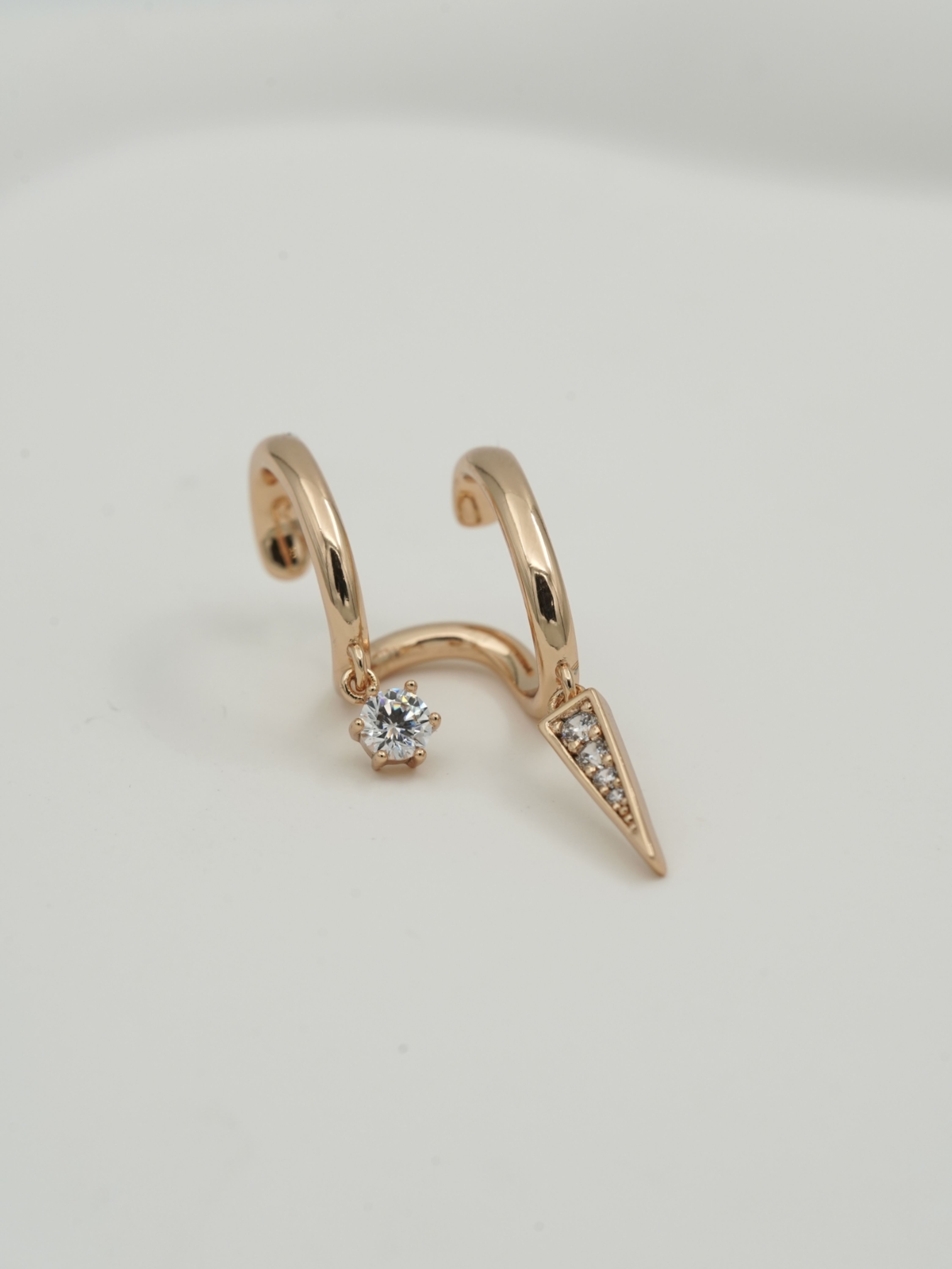 Resim Gold Sallantılı Earcuff Küpe