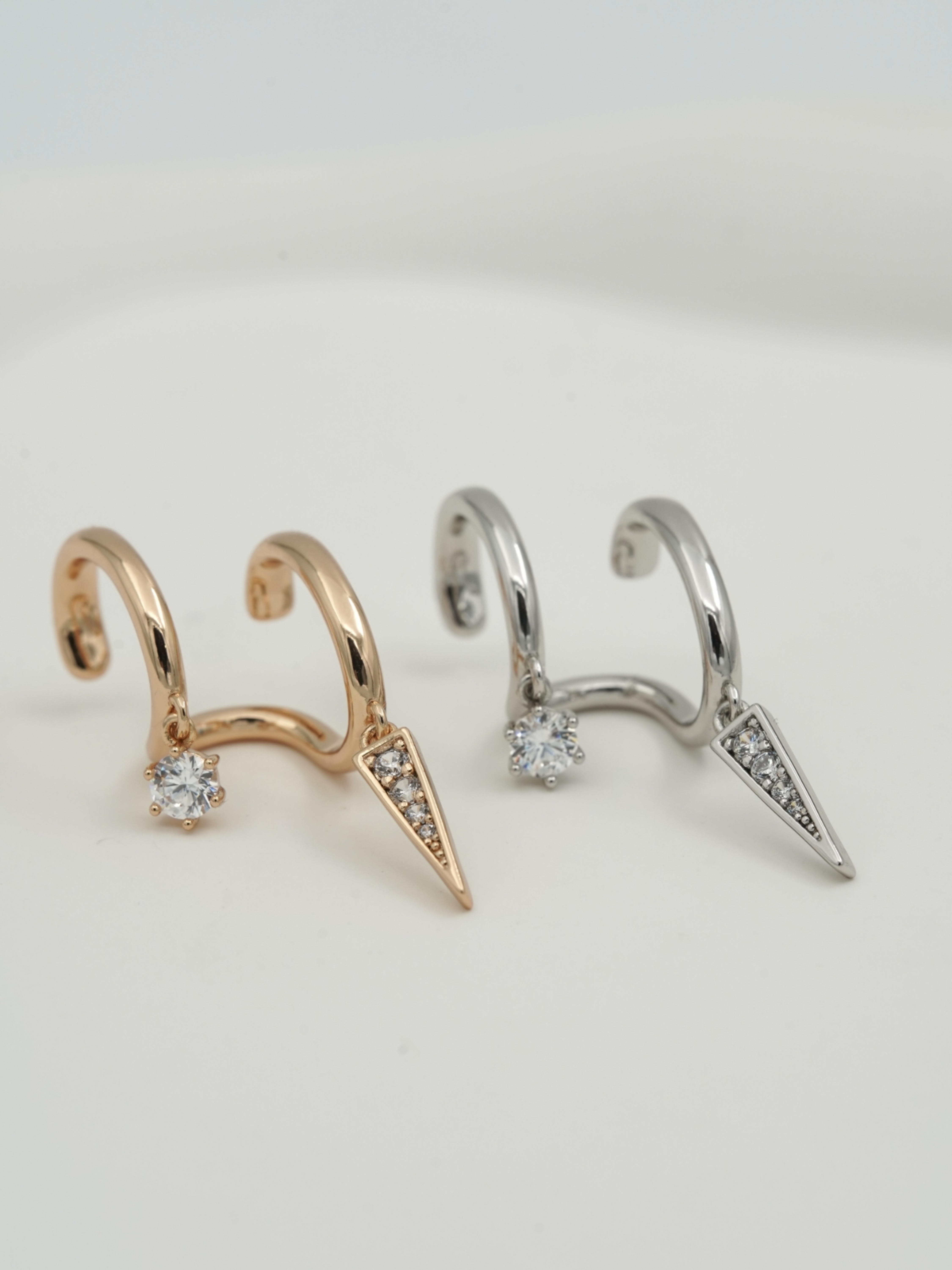 Resim Silver Sallantılı Earcuff Küpe