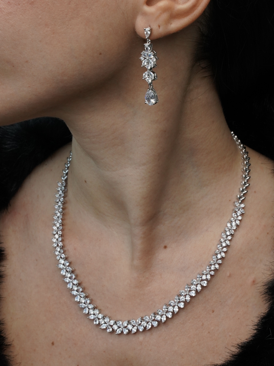 Resim Fiore Luxe Silver Kadın Abiye Set